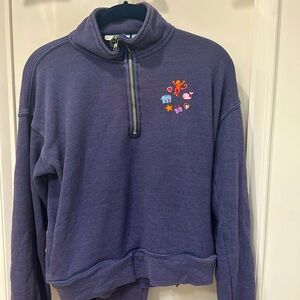 Roller Rabbit XS Half Zip Sweater Shirt - Like New - Soft Fabric